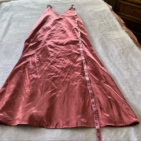 Vici x Hayley Capsule Collection Opal Satin Midi Dress - Picture 9 of 9